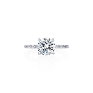 Every Angle Pave Solitaire Engagement Ring