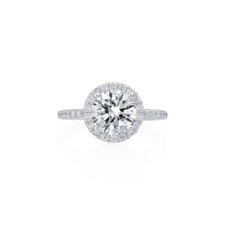 2.00 Carat Round Brilliant Lab Grown Halo Engagement Ring