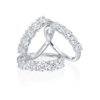 Classic Five Stone Round Diamond Band