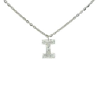 Diamond Initial Pendant