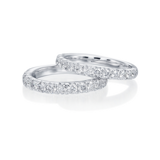 Pave Half Eternity Band