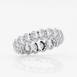 Oval Shaped Eternity Band