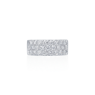 Three Row Pave Band