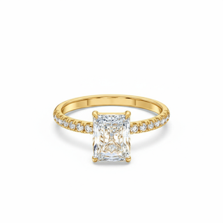 Blooming Brilliant Pave Solitaire