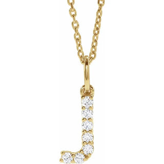 Little Ones Pave Initial Pendant