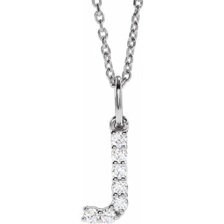 Little Ones Pave Initial Pendant