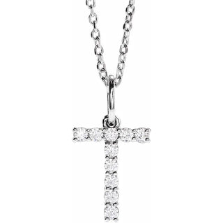Little Ones Pave Initial Pendant