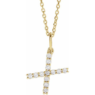 Little Ones Pave Initial Pendant
