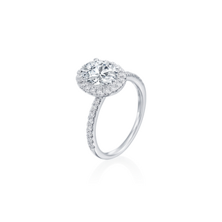 Classic Halo Style Engagement Ring