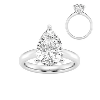 Shape of You Structured Solitaire Ring