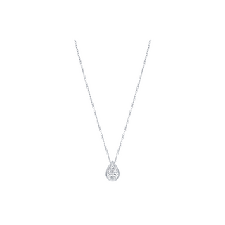 Bezel Set Solitaire Pendant Style Necklace