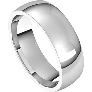 Men's Platinum Wedding Band 6mm