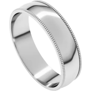 Men's Milgrain Edge Wedding Band
