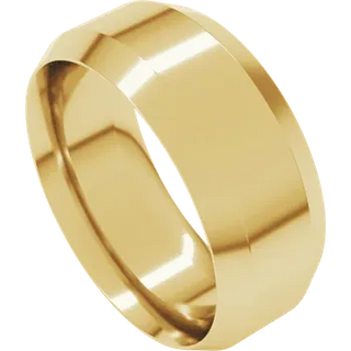 Beveled Edge Comfort Fit Band