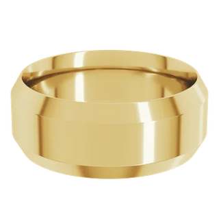 Beveled Edge Comfort Fit Band