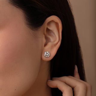 Martini Set Diamond Studs GIA