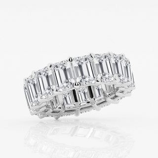 Emerald Cut Eternity Band