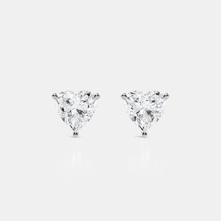 Fancy_Prong_Set_Heart Shaped_Lab_Grown_Diamond_Studs_in_14k_White_and_Yellow_Gold