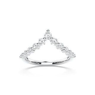 Chevron Style Shared Prong Band