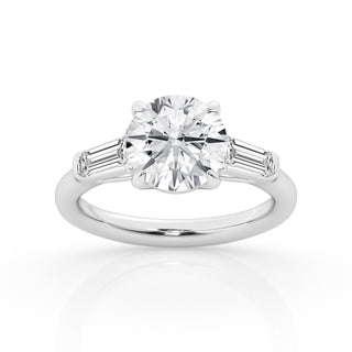 Three Stone Diamond Engagement Ring