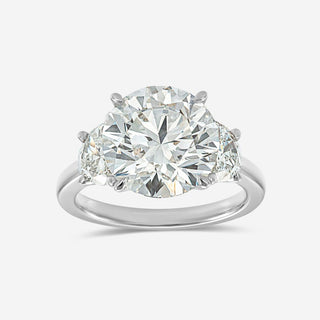 Three Stone Diamond Engagement Ring