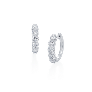 Diamond Hoop Earrings