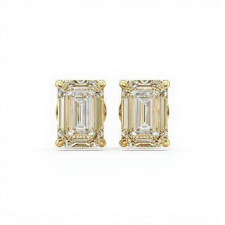 Fancy Shaped Basket Set Lab Grown Diamond Studs