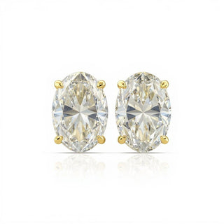 Fancy Shaped Basket Set Lab Grown Diamond Studs